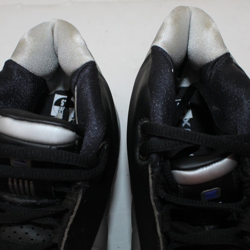 Nike Shox BB4 Retro NWT Men's 9 Vince Carter Black/Metallic Silver AT7843-001 - Picture 4 of 13